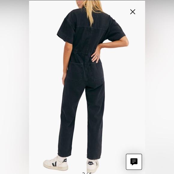 Free People Marci Coverall Jumpsuit - Picture 2 of 5